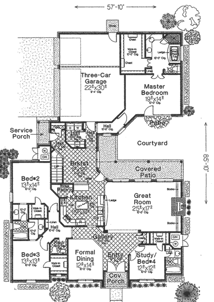 main floor house blueprint