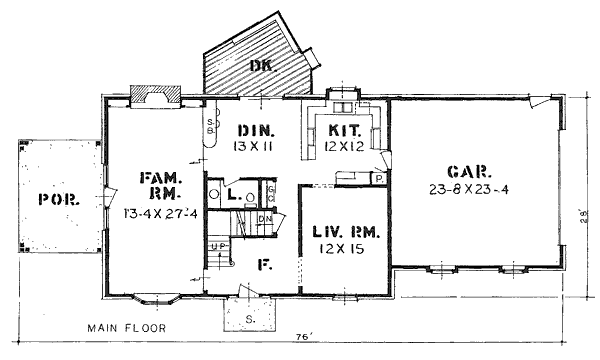 main floor house blueprint