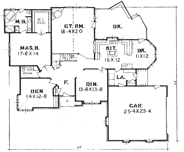 main floor house blueprint
