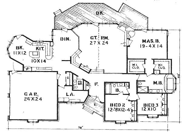 main floor house blueprint