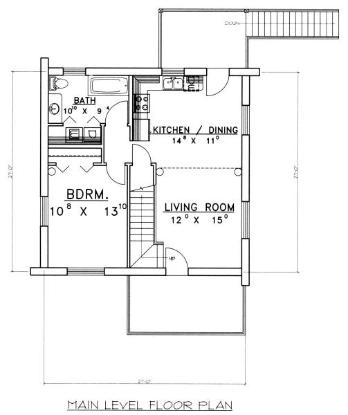 main floor house blueprint