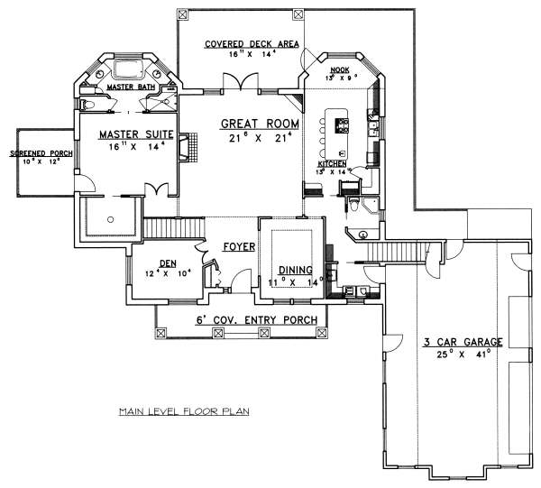 main floor house blueprint