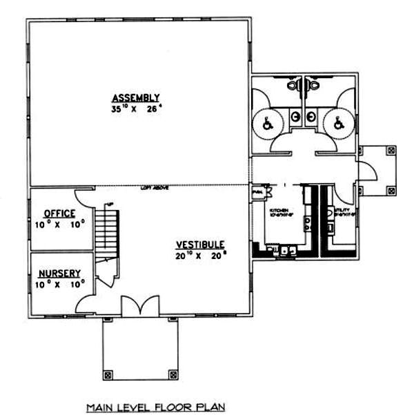 main floor house blueprint