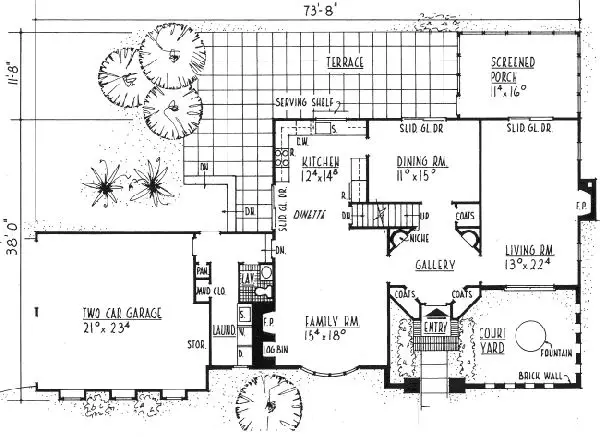 main floor house blueprint