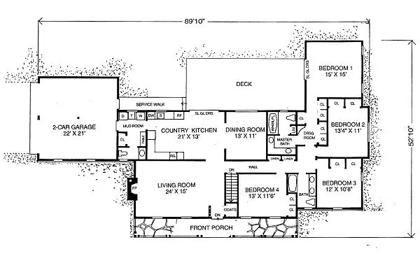 main floor house blueprint