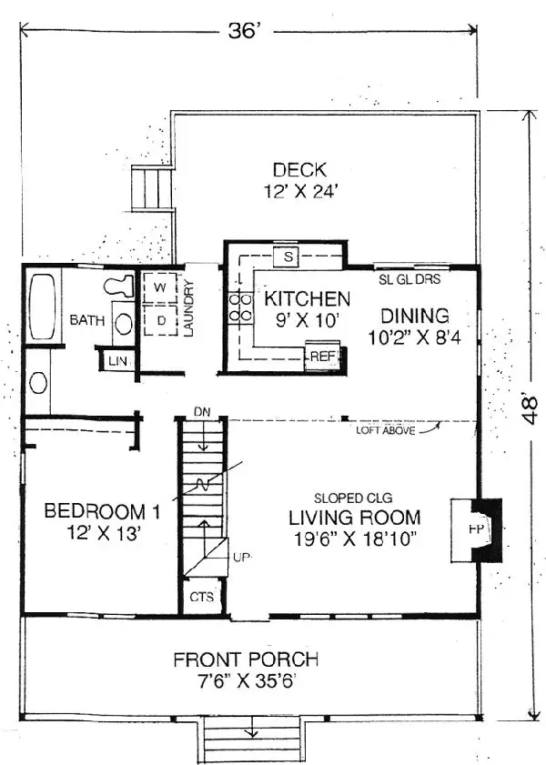 main floor house blueprint
