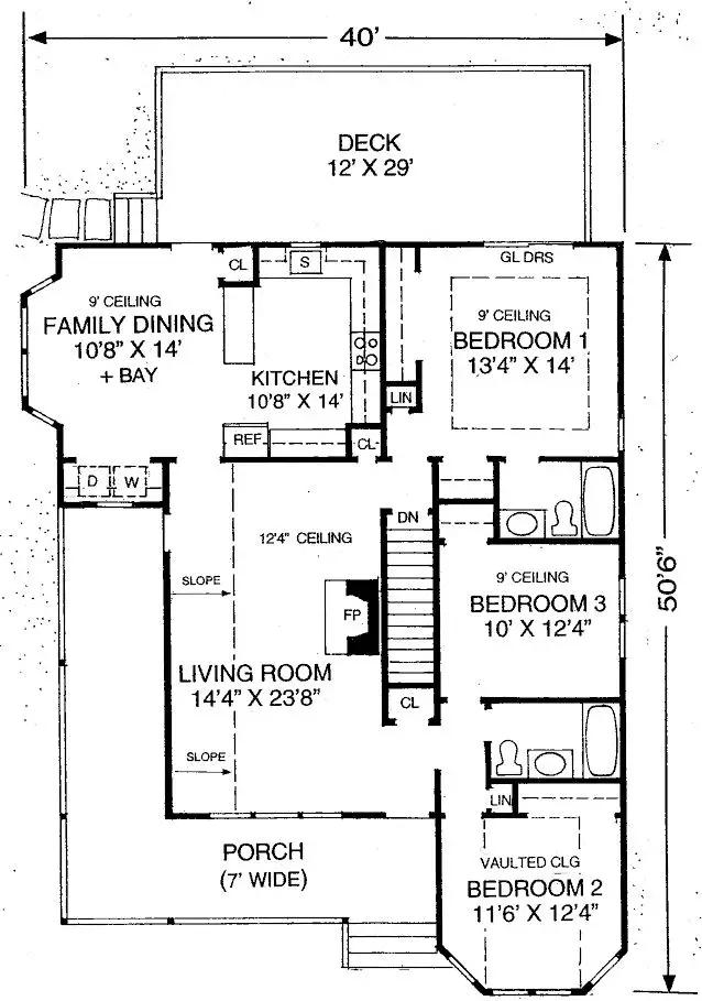 main floor house blueprint