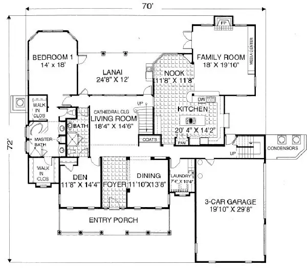 main floor house blueprint