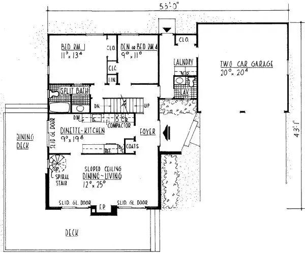 main floor house blueprint