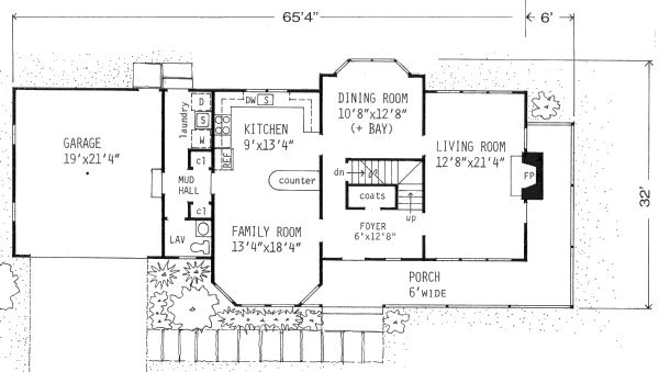 main floor house blueprint