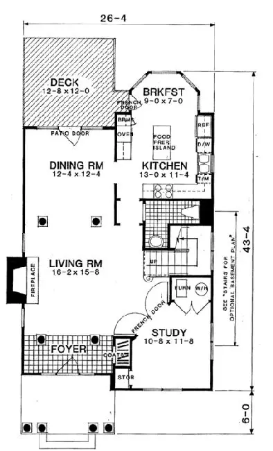 main floor house blueprint