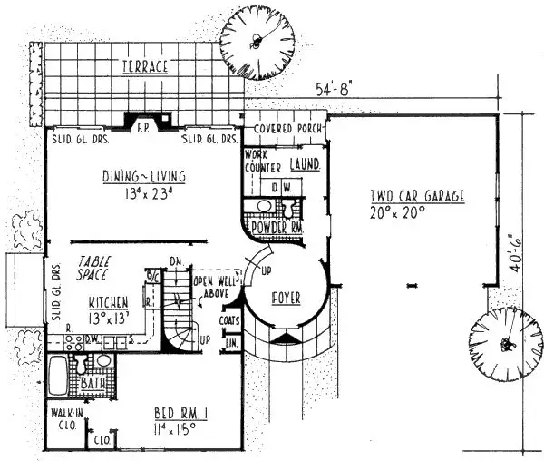 main floor house blueprint
