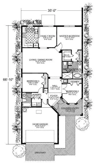 main floor house blueprint
