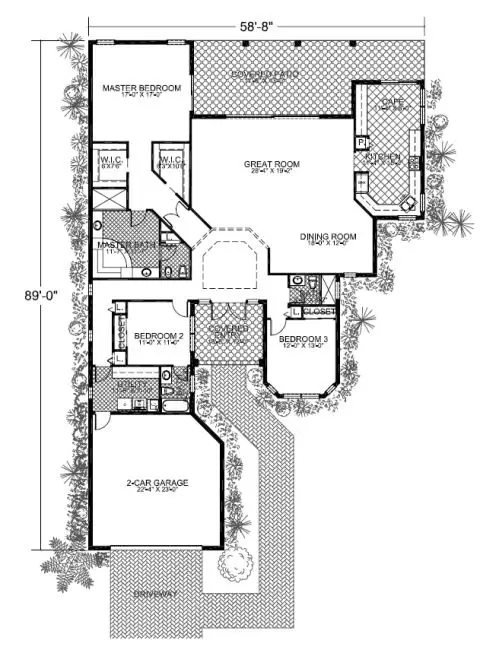 main floor house blueprint