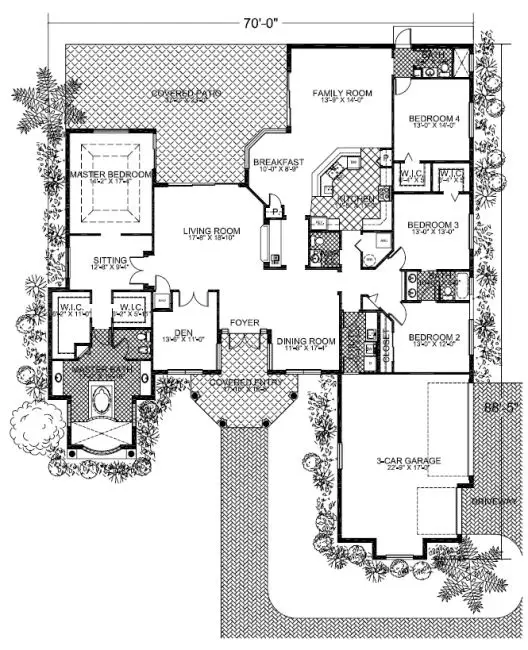 main floor house blueprint