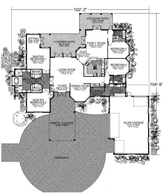 main floor house blueprint