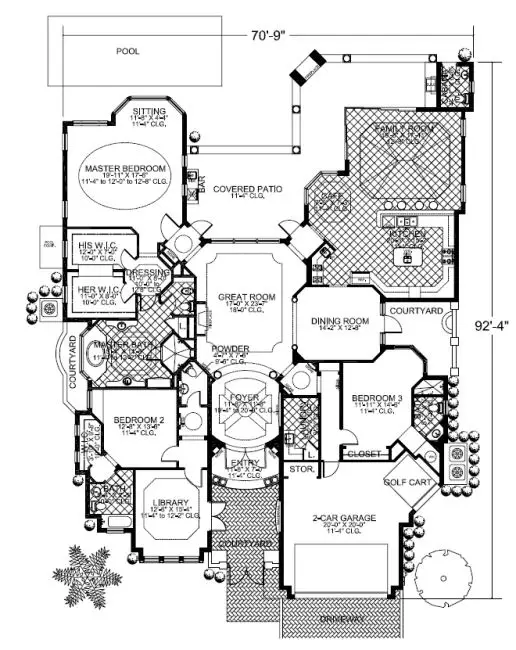 main floor house blueprint