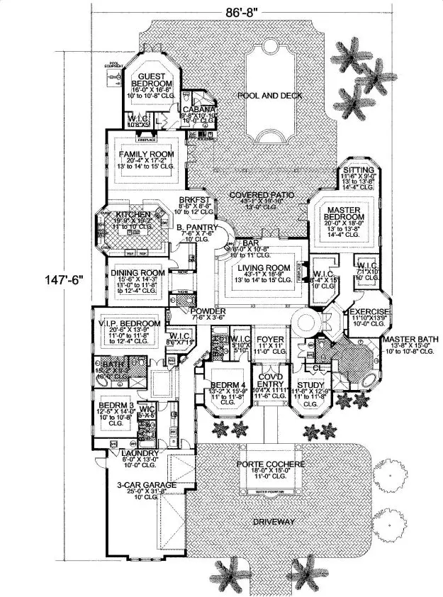 main floor house blueprint
