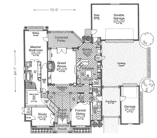 main floor house blueprint