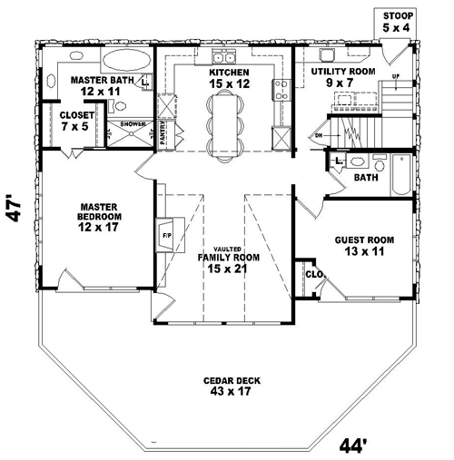 main floor house blueprint