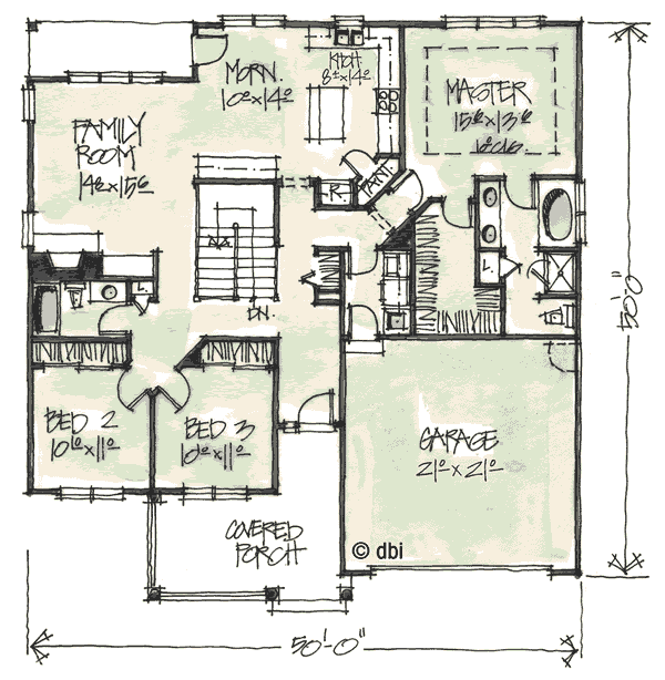 main floor house blueprint