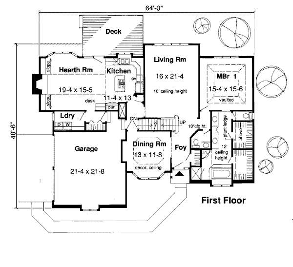 main floor house blueprint