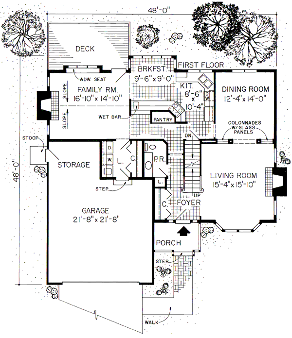 main floor house blueprint