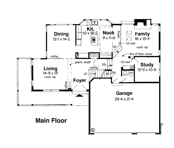 main floor house blueprint