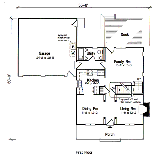 main floor house blueprint