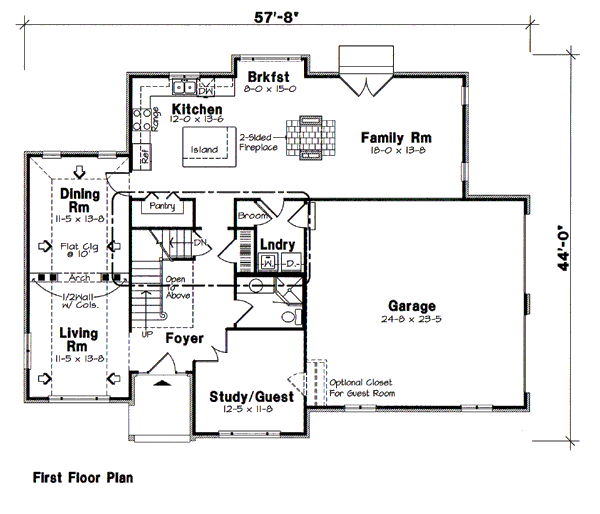 main floor house blueprint