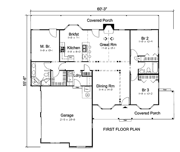 main floor house blueprint