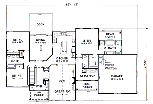 main floor house blueprint