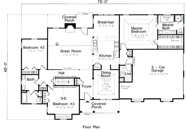 main floor house blueprint