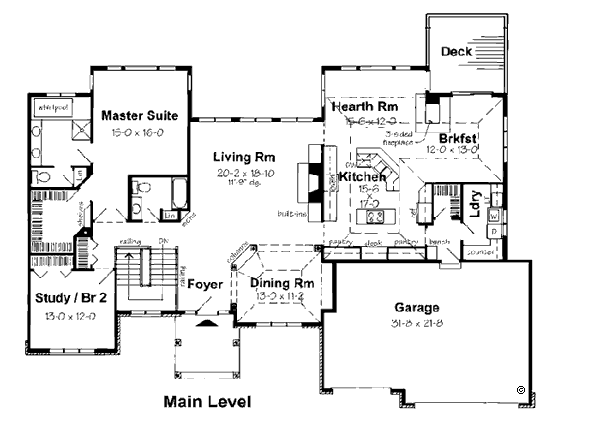 main floor house blueprint