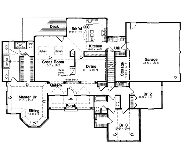 main floor house blueprint