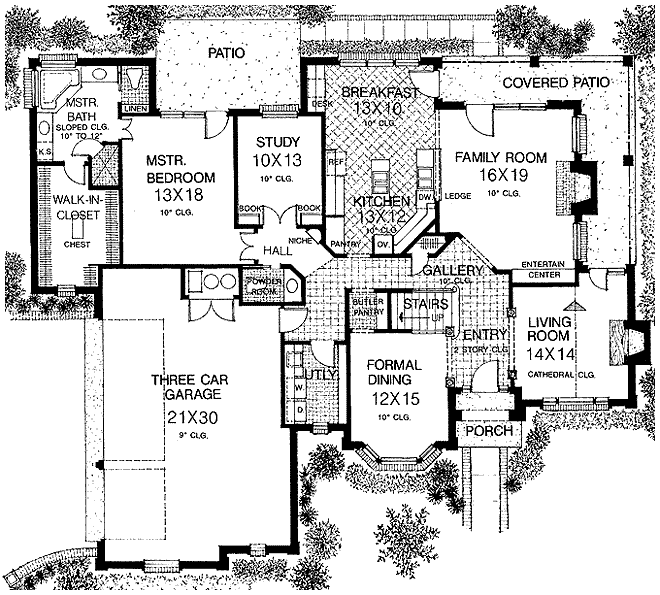 main floor house blueprint