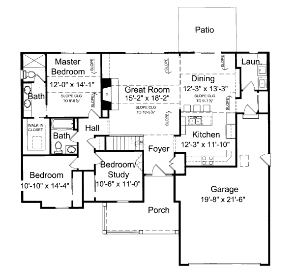 main floor house blueprint
