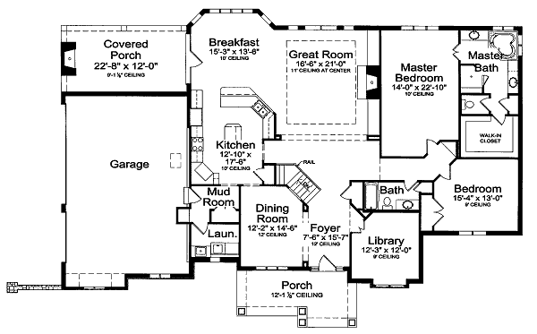 main floor house blueprint