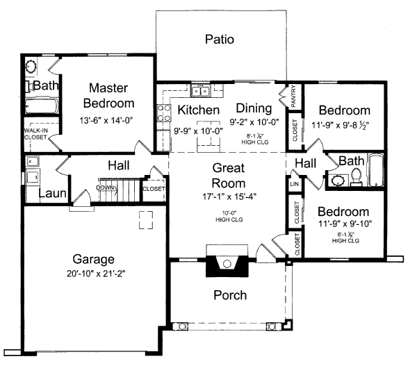 main floor house blueprint