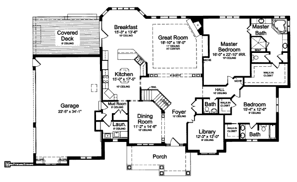 main floor house blueprint