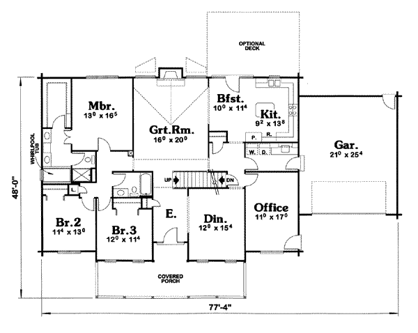 main floor house blueprint