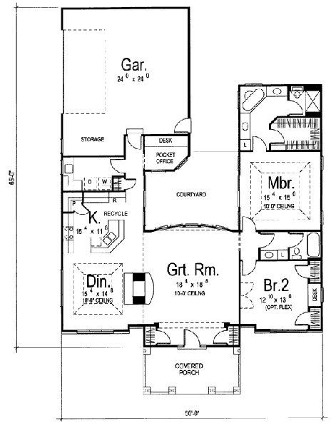 main floor house blueprint