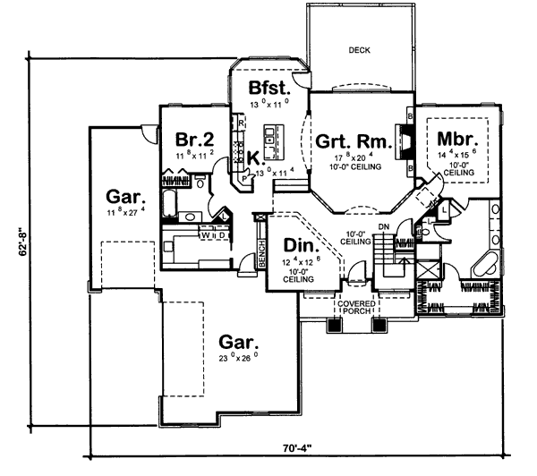 main floor house blueprint