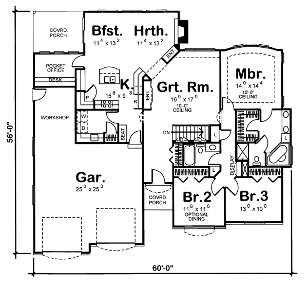 main floor house blueprint