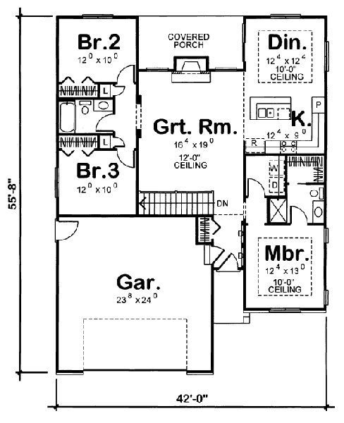 main floor house blueprint
