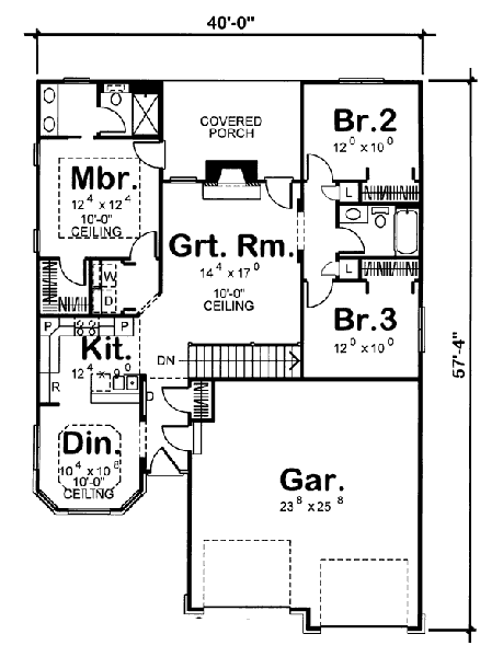 main floor house blueprint