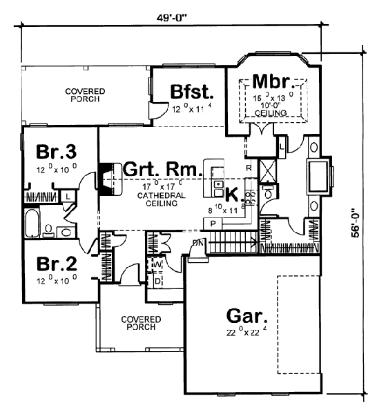 main floor house blueprint