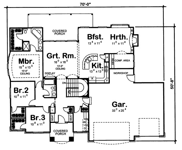 main floor house blueprint