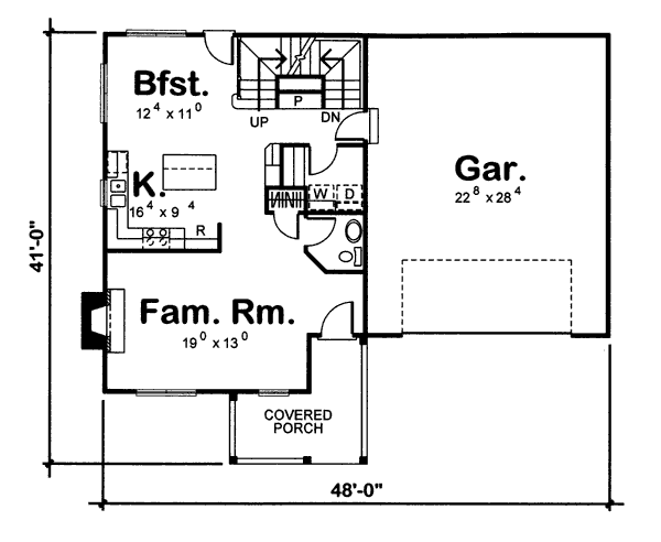 main floor house blueprint