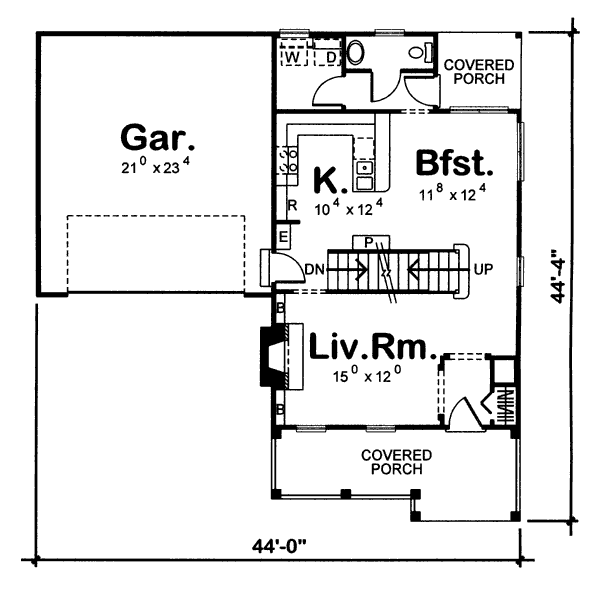 main floor house blueprint
